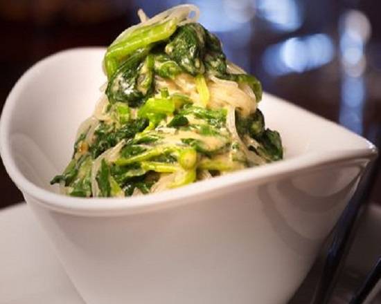 Vermicelli Spinach Peanut Sauce凉拌粉丝菠菜